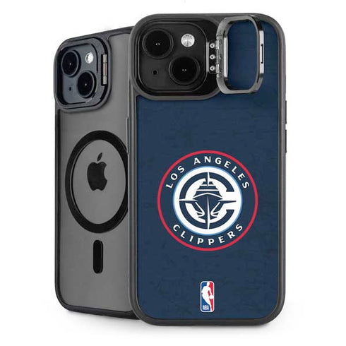 NBA Los Angeles Clippers Distressed Blue iPhone 14 Kickstand Case